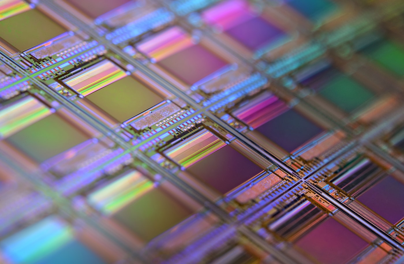 The internal die-attach and wire bonds of a chip stressed by temperature cycling