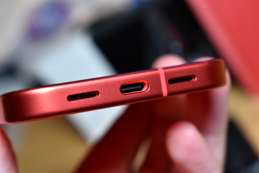 A robotic dock connecting power and data to a phone for burn-in