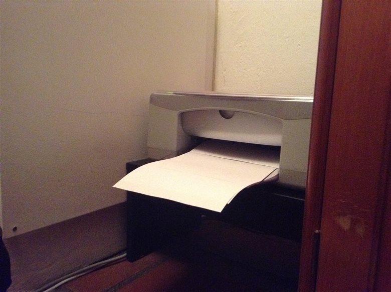 A desktop single-function printer